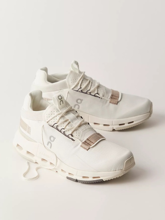 On Running Shoes - On Cloudnova 2 Sneakers in Ice/Sand NEW